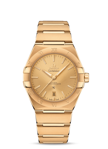 Omega Constellation Master Chronometer 39 Yellow Gold / Champagne / Bracelet